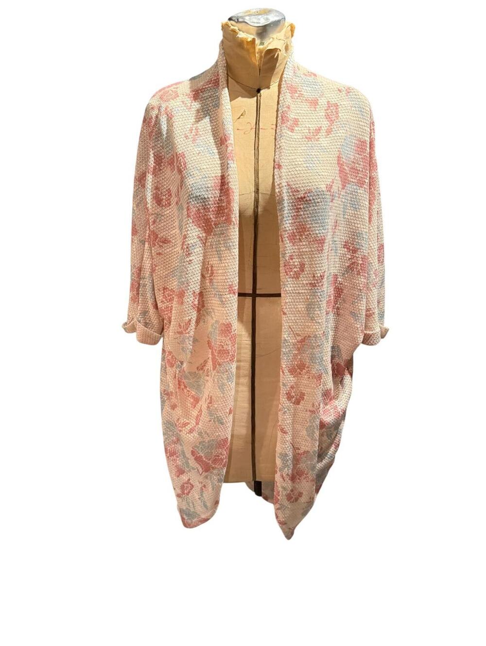 Mudd Lightweight Floral Print Open Cardigan Sweater